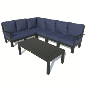 Bespoke Deep Seating 7 pc Sectional Sofa Set with Conversation Table