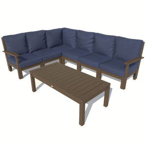 Bespoke Deep Seating 7 pc Sectional Sofa Set with Conversation Table
