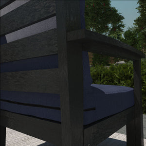 Bespoke Deep Seating 8 pc Sectional Sofa Set with Ottoman and Side Table Sectional Set