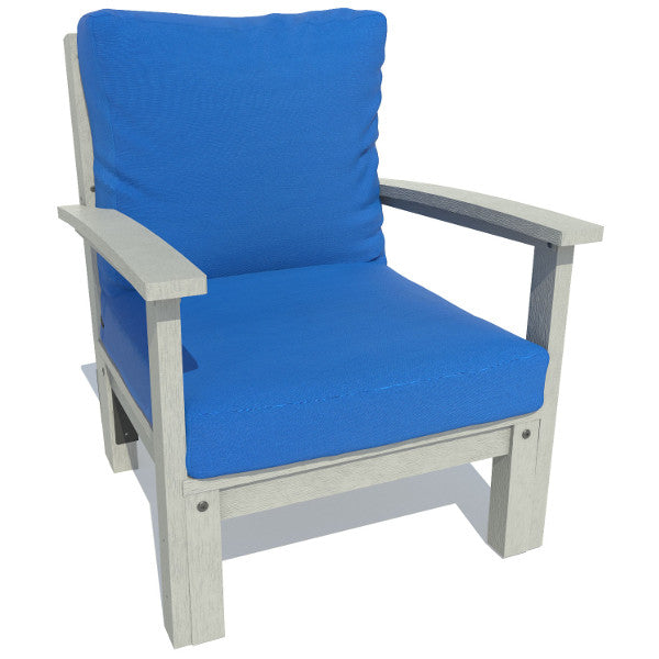 Bespoke Deep Seating Chair Chair Cobalt Blue / Coastal Teak