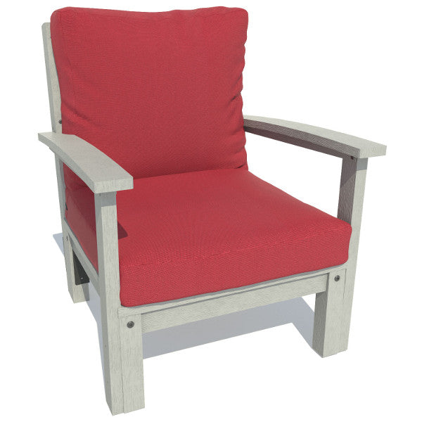 Bespoke Deep Seating Chair Chair Firecracker Red / Coastal Teak