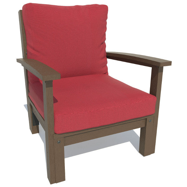 Bespoke Deep Seating Chair Chair Firecracker Red / Weathered Acorn