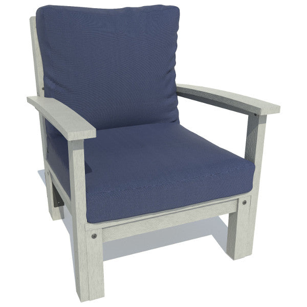 Bespoke Deep Seating Chair Chair Navy Blue / Coastal Teak
