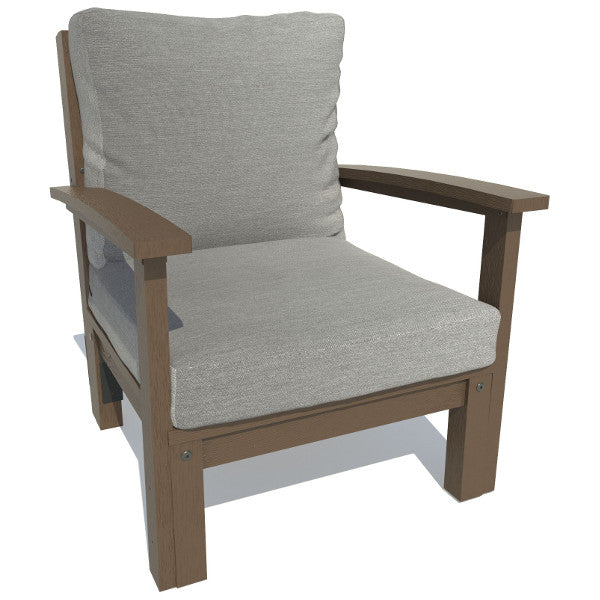 Bespoke Deep Seating Chair Chair Stone Gray / Weathered Acorn