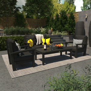 Bespoke Deep Seating Loveseat, Set of Chairs and Conversation Table Chair