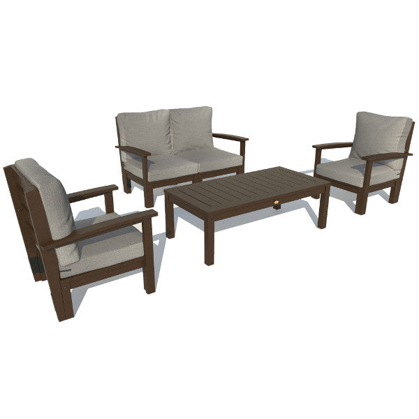 Bespoke Deep Seating Loveseat, Set of Chairs and Conversation Table Chair