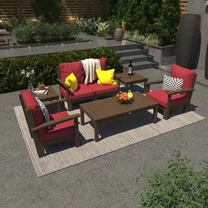 Bespoke Deep Seating Loveseat, Set of Chairs, Conversation and 2 Side Table Chair