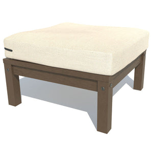 Bespoke Deep Seating Ottoman Chair Dune / Weathered Acorn