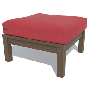 Bespoke Deep Seating Ottoman Chair Firecracker Red / Weathered Acorn
