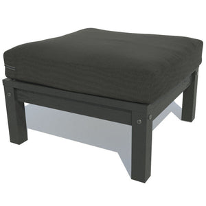 Bespoke Deep Seating Ottoman Chair Jet Black / Black