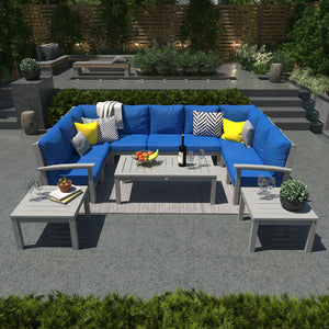 Bespoke Deep Seating Sofa and Ottoman Outdoor Sofa