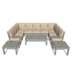 Bespoke Deep Seating Sofa and Ottoman Outdoor Sofa