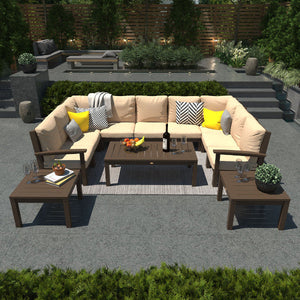 Bespoke Deep Seating Sofa and Ottoman Outdoor Sofa