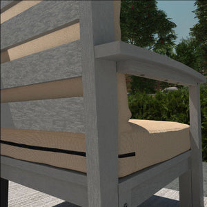 Bespoke Deep Seating Sofa and Ottoman Outdoor Sofa