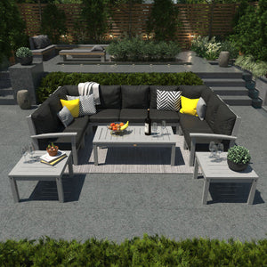 Bespoke Deep Seating Sofa and Ottoman Outdoor Sofa