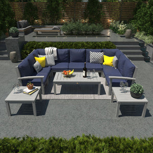 Bespoke Deep Seating Sofa and Ottoman Outdoor Sofa