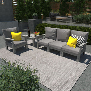 Bespoke Deep Seating Sofa, Chair and Side Table Sectional Set