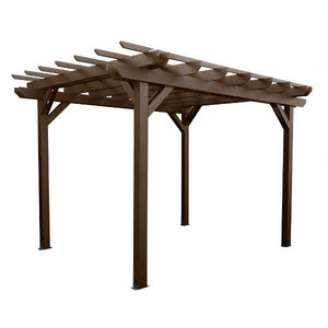 Bodhi 10' x 12' Pergola Pergola Weathered Acorn