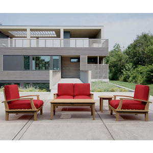 Brianna 5-Pieces Deep Seating Loveseat Set Conversation Set