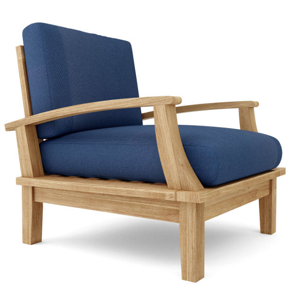 Brianna Deep Seating Armchair + Cushion Outdoor Chair