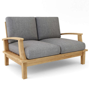 Brianna Deep Seating Loveseat + Cushion Love Seat