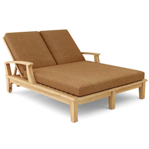 Brianna Double Sun Lounger with Arm Lounge Chair