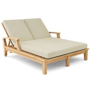 Brianna Double Sun Lounger with Arm Lounge Chair