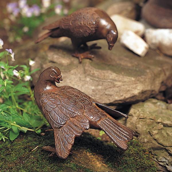 Bronzed Doves Pair Doves Pair