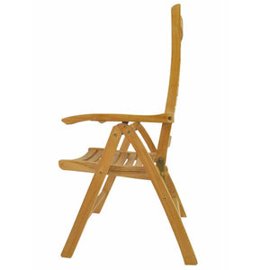 Carina 5-Position Highback Recliner Chair Outdoor Chair