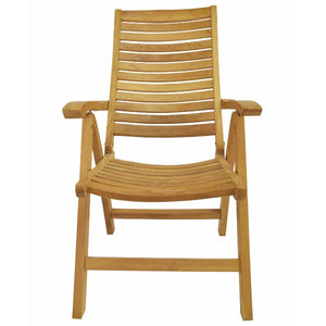 Carina 5-Position Highback Recliner Chair Outdoor Chair