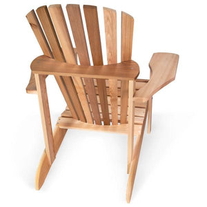 Cedar Adirondack Chair and Ottoman Adirondack
