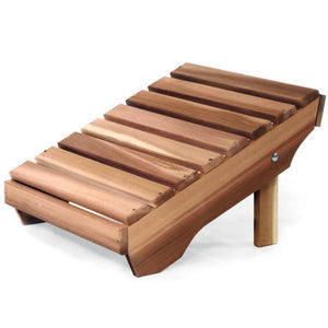 Cedar Adirondack Ottoman Ottoman