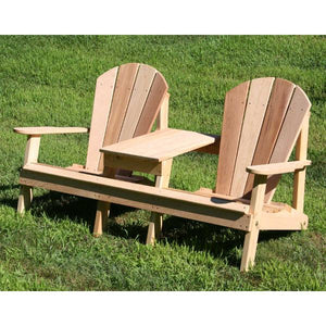 Cedar Adirondack Settee Adirondack