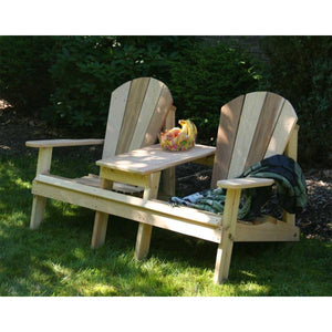 Cedar Adirondack Settee Adirondack