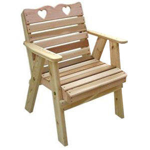 Cedar Country Hearts Patio Chair Outdoor Chair