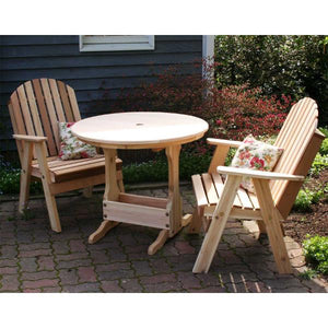 Cedar Fanback Patio Chair Outdoor Chair