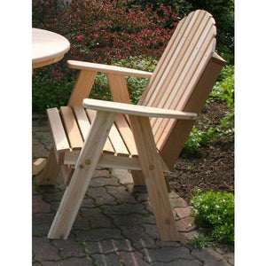 Creekvine Design Cedar Fanback Patio Chair Outdoor Chairs