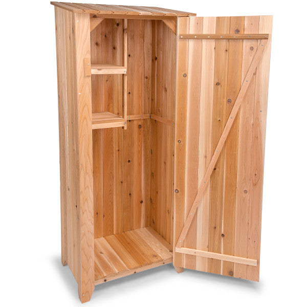 Cedar Garden Hutch Storage Benches 27&quot;