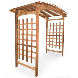 Cedar Pagoda Wedding Arbor Porch Swing Stand