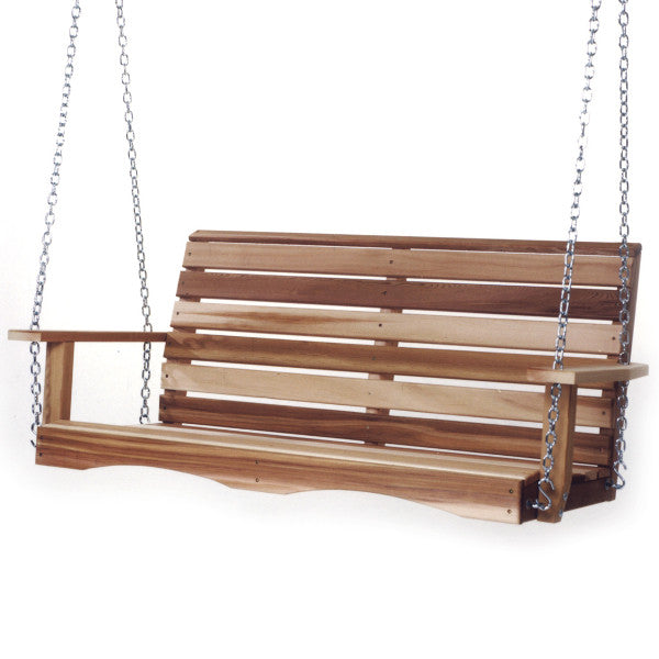 Cedar Porch Swing Porch Swing 4ft / without Swing Springs