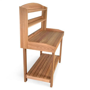 Cedar Potting Bench Storage Benches