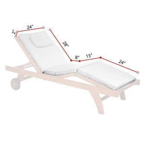 Chaise Lounger Cushion Cushions & Pillows