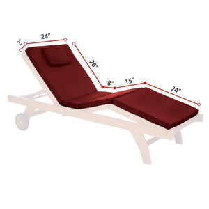 Chaise Lounger Cushion Cushions & Pillows