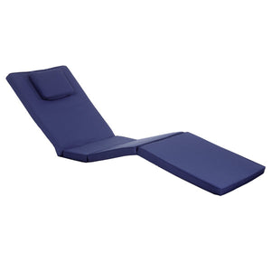 Chaise Lounger Cushion Cushions & Pillows Blue