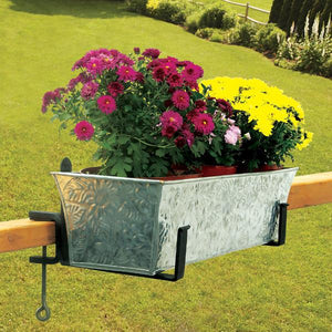 Clamp-On Flower Box Brackets Flower Brackets