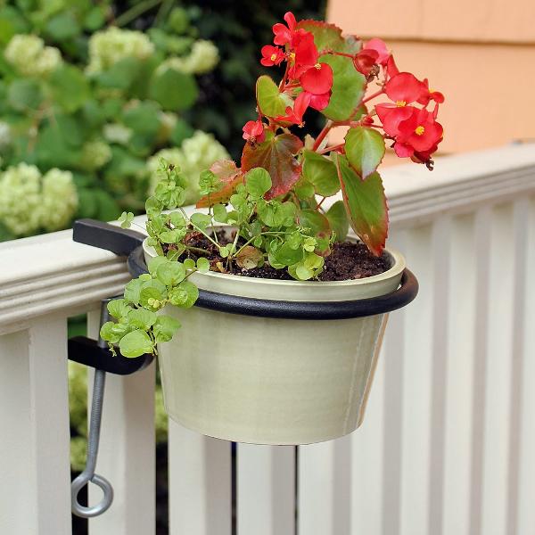 Clamp-On Flower Pot Ring Pack of 2 Clamp