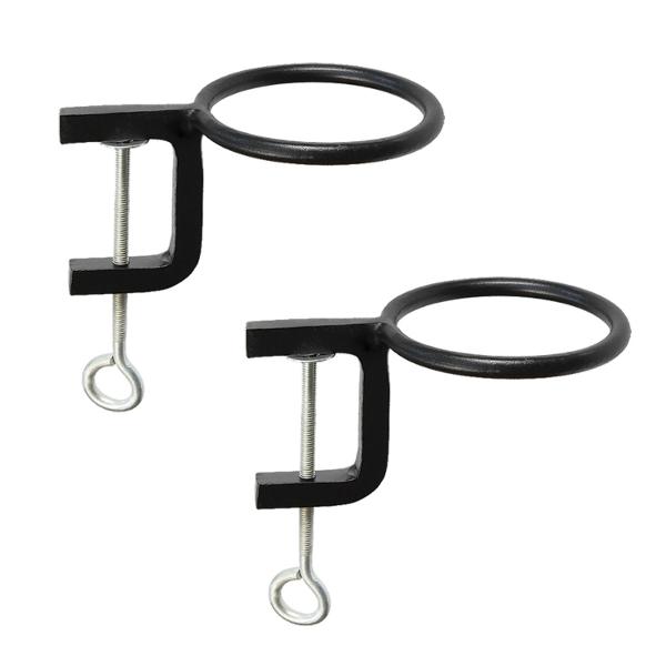 Clamp-On Flower Pot Ring Pack of 2 Clamp 4&quot;