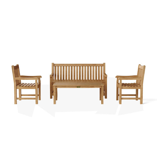 Classic 3-Seater 4-Pieces Conversation Set Conversation Set