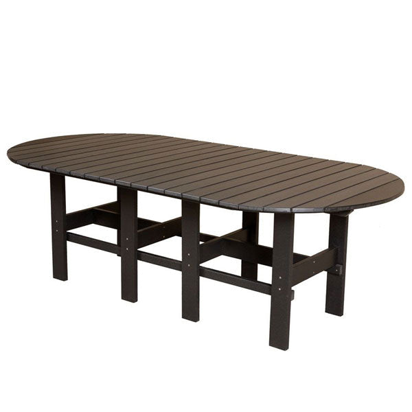 Classic 44”x84” Table Outdoor Table Black / Without Umbrella Hole