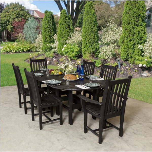Classic 44”x84” Table with 6 Side Chairs Dining Set